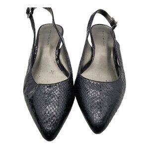 Bandolino Women Shoes Heels Black size 9M Reptile Looking Scales